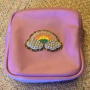 Stoney Clover Grape Mini Pouch with Rainbow Patch not sewn on